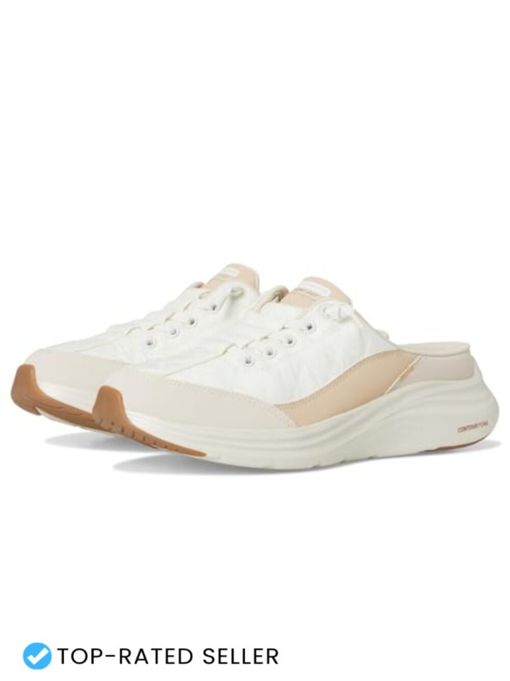 Skechers Contour Foam Sweet Embrace Cozy Fit Sneakers No Tie Memory Foam